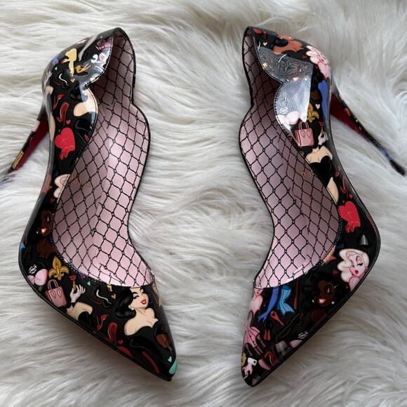 NWT•Christian Louboutin X Dr Bored Limited Edition Hot Chick 100 Pumps Size: 37 - Picture 5 of 13